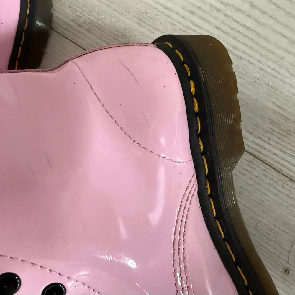 Dr. Martens Pink Combat Boots - Picture 13 of 13